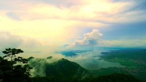 高山云雾延时
