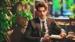 国外帅气商务精英