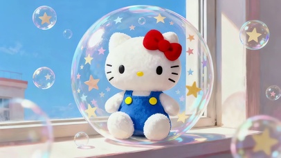 气泡哈喽kitty
