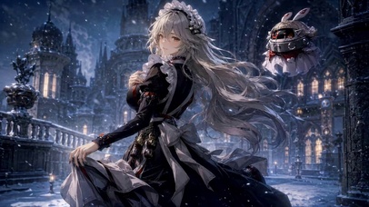 雪夜哥特少女
