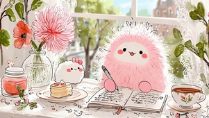 窗畔粉团子的甜记