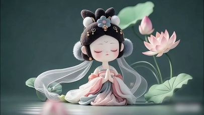 祈福毛毡小仙女