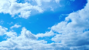 唯美蓝天白云4K