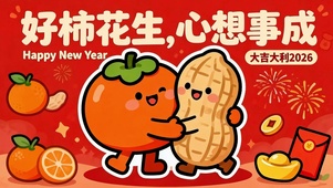 好柿花生 心想事成
