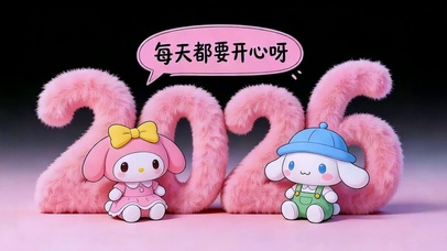 每天都要开心呀