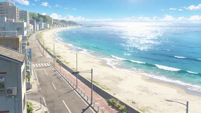 日系小清新治愈的阳光海滨