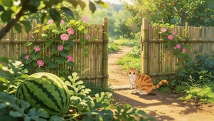 篱笆院猫咪