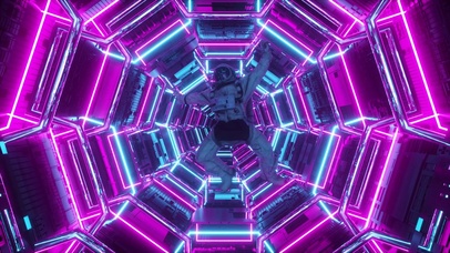 太空人掉入隧道（无缝循环）