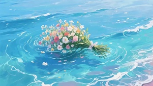 蓝海鲜花