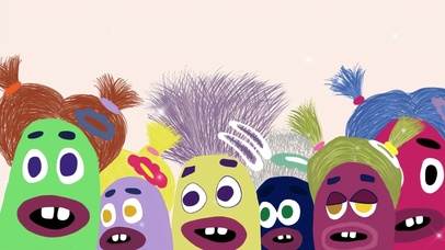 炸毛可爱卡通人物桌面壁纸