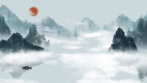 古风山水画