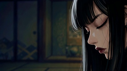 黑发酷女孩