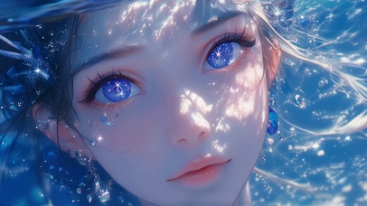 眼里藏着星河