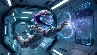 遨游太空