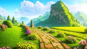山谷小道