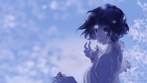 蓝色樱花