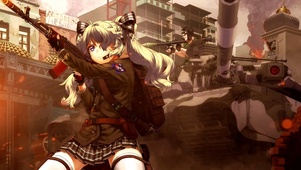 战争中的AK少女
