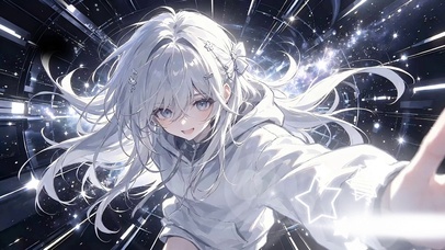 送幸运星的少女