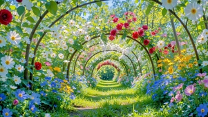 春日彩虹花廊