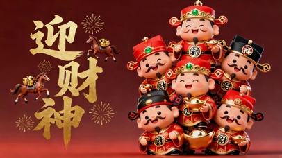 一起迎财神