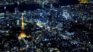 铁塔夜景