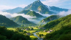 晨雾山居 护眼