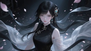 国风美女高清4k