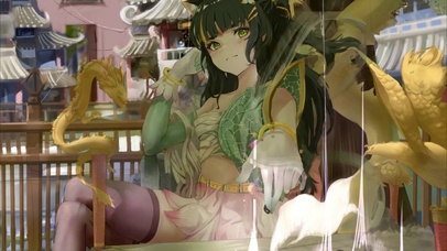  定山·黄莺扑蝶 