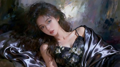 纯欲气质港风美女