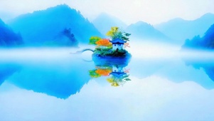 唯美治愈仙岛4K