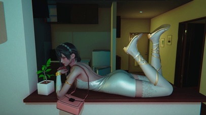 客厅美女