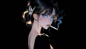 治愈蓝眼女孩