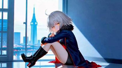 短发高冷少女
