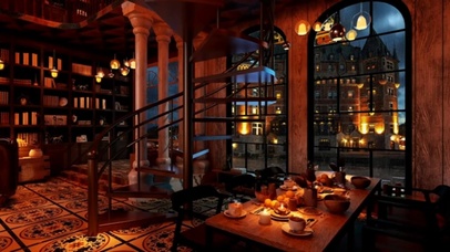 纽约豪华公寓咖啡厅