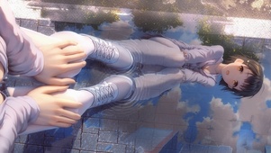 雨后倒影