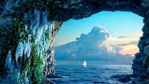 海景小船