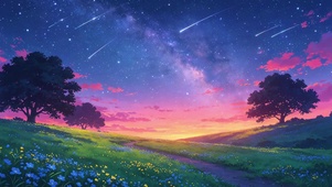梦幻晚霞壁纸
