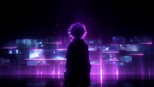 紫色背景屏幕
