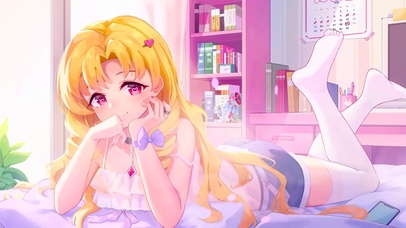 房间里的女孩