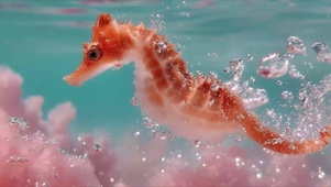可爱海马