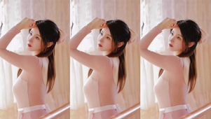 甜美可爱乖巧小美女