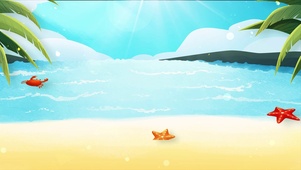 唯美夏日海边
