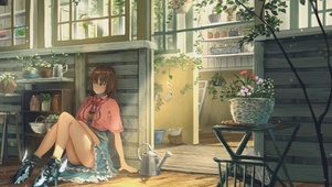 安静少女