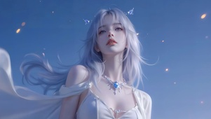 银发少女
