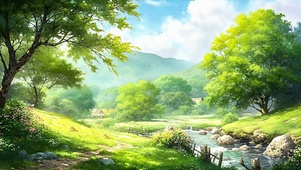 绿色AI壁纸