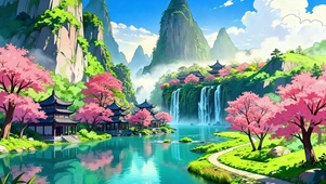 春日山水间