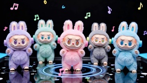 labubu欢乐DJ五小只