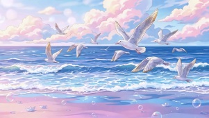 海鸥与海