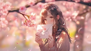 樱花树下的告白