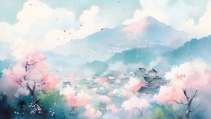 清新护眼ai壁纸